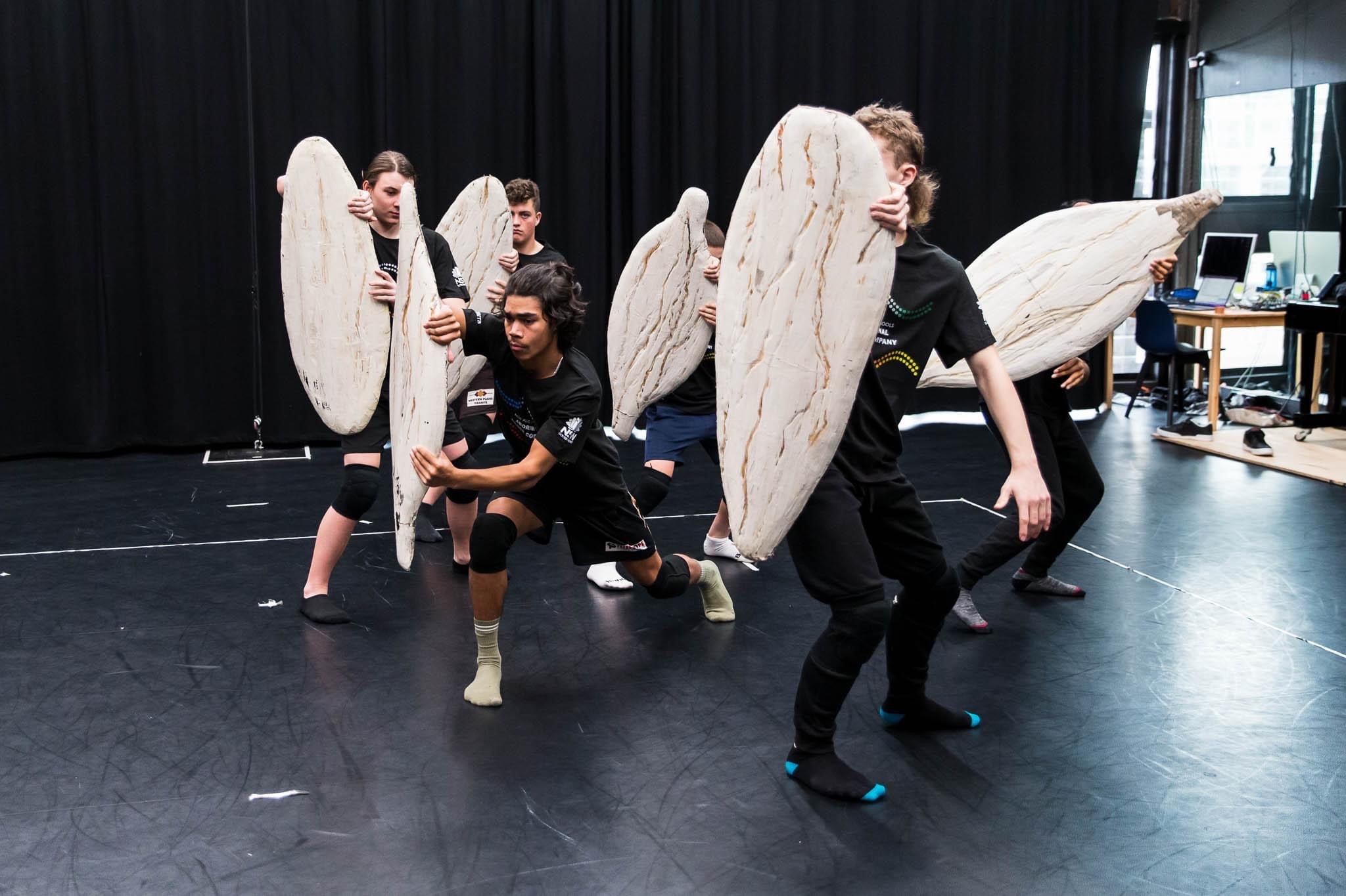 Photo: 2022 Aboriginal Dance Workshops – Bangarra Dance Theatre Studio